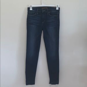 Joe’s jeans raw hem skinny jeans